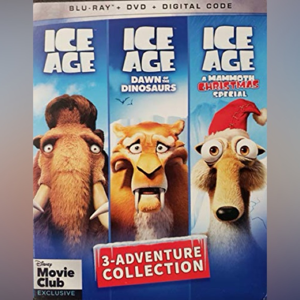 Ice age blue ray + dvdx3